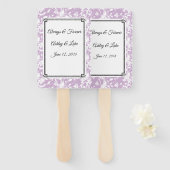 パドル結婚ファン ハンドファン (正面&裏面)