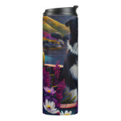 パドル縁どにコリーを乗せる絶景の冒険 タンブラー (回転左)