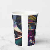 パドル縁どにコリーを乗せる絶景の冒険 紙コップ (左)