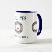 パドル航海のリングや輪 マグカップ (正面右)