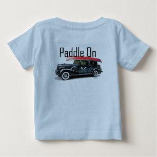 パドル オン クラシック カー デザイン - ベビー ファイン ジェリー T- ベビーTシャツ