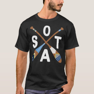 パドル・ミネソタ、SOTAレイク・ライフ・オ絵を描アーズ Tシャツ