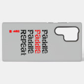 パドル...繰り返し – スタンドアップパドルボードデザイン SAMSUNG GALAXYケース (裏面横)