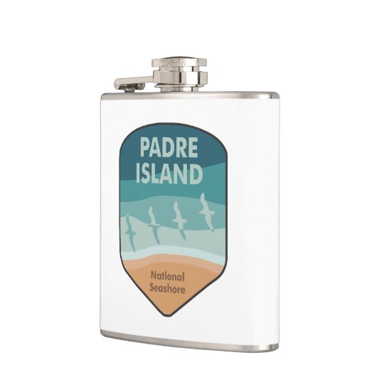 パドレアイランドナショナルシーショアテキサス州シーグルス フラスク (左)