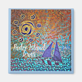 パドレアイランドTXセイルアンドサン マグネット