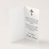 パドレピオカトリック弔問サンキューカード (内部)