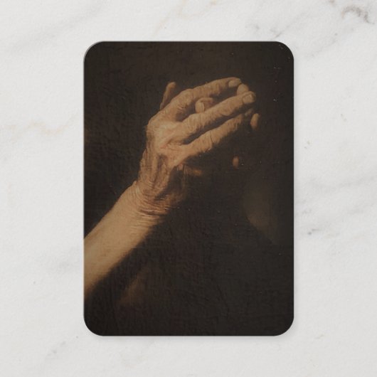 パドレピオ祈りの言葉アフターコミュニオン祈りの言葉カード 名刺 (正面)