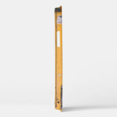 パドロック付き黄色の閉じた木製ドア Case-Mate iPhoneケース (裏面 / 右)