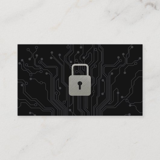 パドロック | 回路基板II 名刺 (正面)