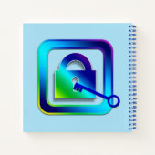 パドロパーソナライズされたックカスタム文字 ノートブック (裏面)