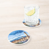 パドヴァのイルミネーションされた彫像の列 コースター (側面)