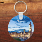 パドヴァのライトアップされた像の列 キーホルダー (裏面)