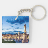 パドヴァのライトアップされた像の列 キーホルダー (裏面)