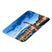 パドヴァのライトアップされた像の列 マグネット (左側)