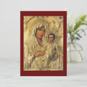 パナギアオブエルサレム祈りの言葉カード サンキューカード (スタンド正面)