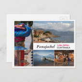 パナハチェル(パナハチェル)、グアテマラからのポストカード ポストカード (正面/裏面)