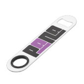 パナパープルアンドブラックバー鍵 スピード栓抜き (正面アングル)