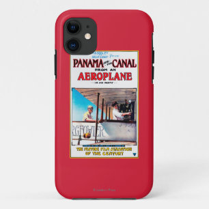 パナマおよび運河の飛行機映画広告宣伝Poste iPhone 11 ケース