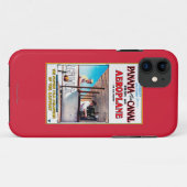 パナマおよび運河の飛行機映画広告宣伝Poste Case-Mate iPhoneケース (裏面(横))