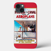 パナマと運河の飛行機映画プロモポスト Case-Mate iPhoneケース (裏面)