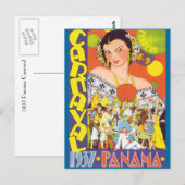 パナマのカーニバル ポストカード (正面/裏面)