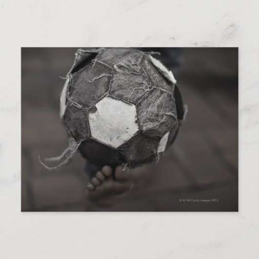 パナマのストリートサッカー ポストカード (正面)