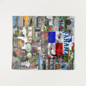 パナマの写真のタピズ・コラージュ タペストリー (正面(横))