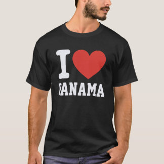 パナマの愛ハートのお土産ラバーズプライド旅行 1 Tシャツ