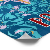 パナマカーニバルヴィンテージ旅行ポスター復元 ポスター (角)