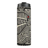 パナマクナインディアンモラパジャロ – 白黒 タンブラー (正面)