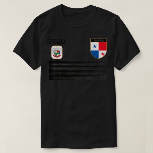 パナマサッカージャージー2020パナマサッカー Tシャツ (デザイン正面)