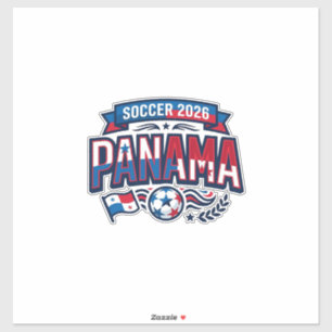 パナマサッカー2026 サッカー 太字 国名 タイポグラフィ シール