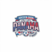 パナマサッカー2026 サッカー 太字 国名 タイポグラフィ シール (正面)