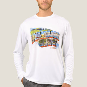 パナマシティの色褪せプリントTシャツ トライブレンドTシャツ