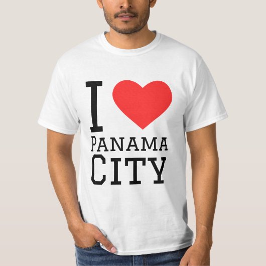パナマシティを愛してます Tシャツ (正面)