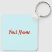 パナマシティトゥカンレトロパームツリーズヴィンテージ キーホルダー (裏面)