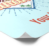 パナマシティトゥカンレトロパームツリーズヴィンテージ ポスター (角)