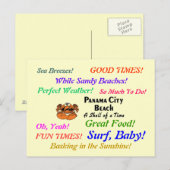 パナマシティビーチカニ ポストカード (正面/裏面)