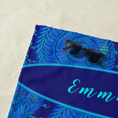 パナマシティビーチフロリかわいらしダブルーシーシェル ビーチタオル (インサイチュ)