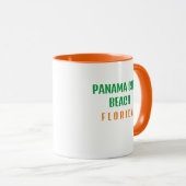 パナマシティビーチフロリダコーヒーマグ マグカップ (正面右)