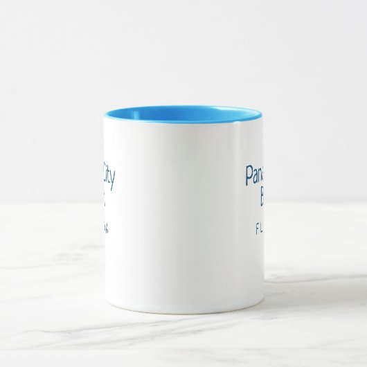 パナマシティビーチフロリダコーヒーマグ マグカップ (中央)