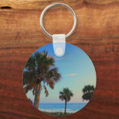 パナマシティビーチフロリダヤシの木 キーホルダー (正面)