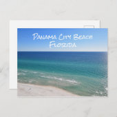 パナマシティビーチフロリダ湾メキシコ ポストカード (正面/裏面)