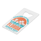 パナマシティビーチフロリダ クレジットカード栓抜き (裏面アングル)