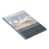 パナマシティビーチ上空の雲に虹 ノートブック (右側)