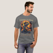 パナマシティビーチ フロリダ州 休暇 かわいいアリゲーター Tシャツ (正面フル)