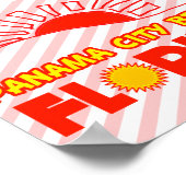 パナマシティビーチ,フロリダ ポスター (角)
