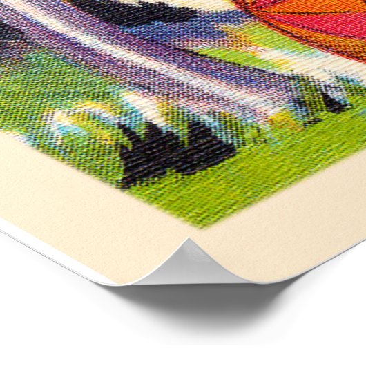 パナマシティフロリダヴィンテージ大文字葉書 ポスター (角)