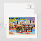 パナマシティフロリダFLオールドヴィンテージ旅行記念品 ポストカード (正面/裏面)