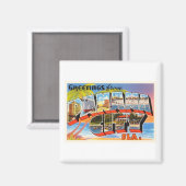 パナマシティフロリダFLオールドヴィンテージ旅行記念品 マグネット (正面/裏面)